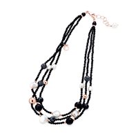 Collana Lelune Donna LELUNE GLAMOUR in Argento Perla LGNK540.3